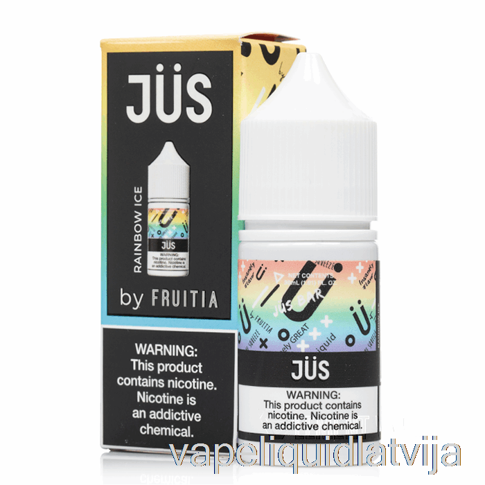 Varavīksnes Ledus - Jus Salts - 30ml 35mg Vape šķidrums